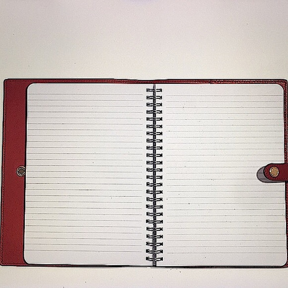 COACH -NOTEBOOK W/DIAGONAL HORSE & CARRIAGE PRINT - Picture 5 of 12
